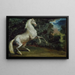 Springend paard - School van Théodore Géricault — ingelijst kunstwerk aan de muur