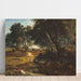 Reproduction of the painting Forest of Fontainebleau by Jean-Baptiste-Camille Corot