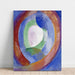 Reproductie van het schilderij vormen circulaires, Maan nr. 1 - Robert Delaunay