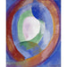 Reproductie van het schilderij vormen circulaires, Maan nr. 1 - Robert Delaunay
