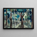Bos scène - Forrest Flower — ingelijst kunstwerk aan de muur