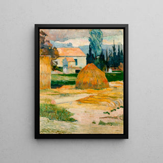 Landscapes near Arles by Paul Gauguin