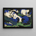 Rustende Paarden - Franz Marc — ingelijst kunstwerk aan de muur