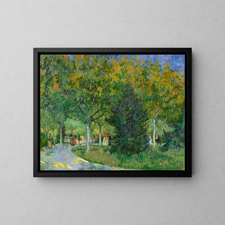 An alley in a public garden in Arles - Vincent Van Gogh