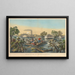 Overstroming van de Mississippi - Frances Flora Bond Palmer — ingelijst kunstwerk aan de muur