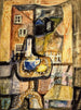 Reflecties van het huis - Frances Hodgkins — weergave van het kunstwerk