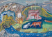 van het vissersdorp Solva in Pembrokeshire - Frances Hodgkins — weergave van het kunstwerk