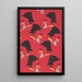 Design textile zonder titel nr. II - Frances Hodgkins — ingelijst kunstwerk aan de muur
