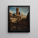 van het Romeinse Tempel in Puin van Mars Ultor - Francesco Diofebi — ingelijst kunstwerk aan de muur