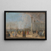 La place Saint-Marc à Venise - Francesco Fidanza — framed artwork on a wall