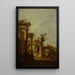 Caprice - Francesco Guardi — framed artwork on a wall