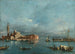 San Giorgio Maggiore met de Punta della Giudecca - Francesco Guardi — weergave van het kunstwerk