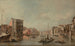 Het Grote Kanaal in Venetië met het Palazzo Bembo - Francesco Guardi — weergave van het kunstwerk
