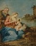 La Sainte Famille - Francesco Guardi — weergave van het kunstwerk