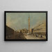 Venetië Uitzicht op het San Marco plein richting het oosten richting de basiliek - Francesco Guardi — ingelijst kunstwerk aan de muur