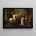 Sint-Antoine Abbé en de centaur - Francesco Guarino — ingelijst kunstwerk aan de muur