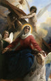 The Sorrowful Virgin with angels and signs of the passion - Francesco Hayez — artwork view