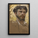 Self-portrait - Francesco Paolo Michetti — framed artwork on a wall