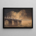 Feest voor de algemene vrede gegeven in Parijs op 18 Brumaire jaar 10, verlichting van de Pont de la Place de la Concorde - Francesco Piranesi — ingelijst kunstwerk aan de muur