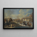 Slachtscène - Francesco Simonini — ingelijst kunstwerk aan de muur