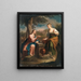 De Christus en de Samaritaanse bij de put - Francesco Trevisani — ingelijst kunstwerk aan de muur