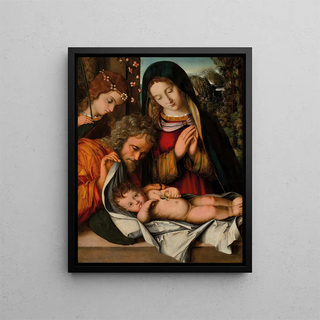 Francesco Zaganelli da Cotignola - The Holy Family.webp