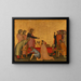 Sint Johannes de Evangelist herleeft Satheus - Francescuccio Ghissi — ingelijst kunstwerk aan de muur