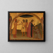 van Sint Johannes de Evangelist met Acteus en Eugenius - Francescuccio Ghissi — ingelijst kunstwerk aan de muur