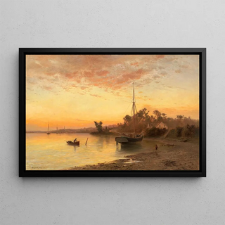 Francis Augustus Silva - By the Seaside New Jersey Shore.webp