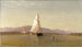 L'Hudson aan de Tappan Zee - Francis Augustus Silva — weergave van het kunstwerk