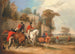 Le Rendez-vous à Bachelors Hall - Francis Calcraft Turner — weergave van het kunstwerk