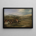 La chasse de Berkeley 1842 Plein cri - Francis Calcraft Turner — ingelijst kunstwerk aan de muur