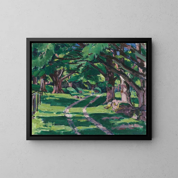 L'avenue Auchnacraig - Francis Campbell Boileau Cadell — framed artwork on a wall