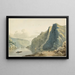 Les Rochers de Saint Vincent et les Gorges de l'Avon - Francis Danby — framed artwork on a wall