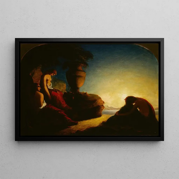 Francis Danby - The three sisters of Phaeton weeping over the tomb of their brother.webp