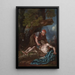 The Good Samaritan - Francis Hayman — framed artwork on a wall