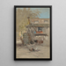 Kippenhok - Francis Hopkinson Smith — ingelijst kunstwerk aan de muur