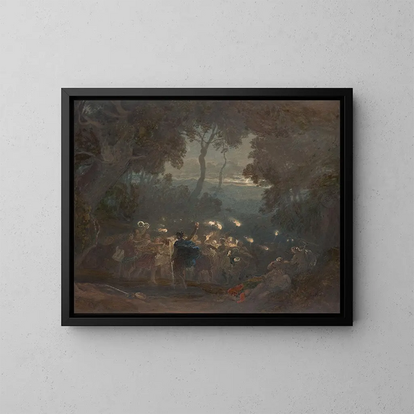Le Val de Comus - Francis Oliver Finch — framed artwork on a wall