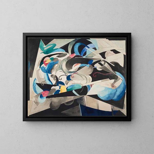 Animatie - Francis Picabia — ingelijst kunstwerk aan de muur