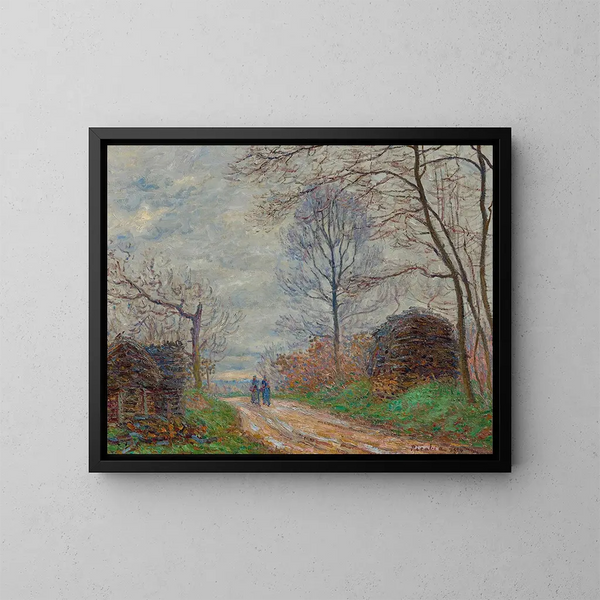 Chemin des Sablons à Moret - Francis Picabia — ingelijst kunstwerk aan de muur