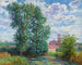 Effect van zonlicht tijdens onweersweer in Larchant - Francis Picabia — weergave van het kunstwerk