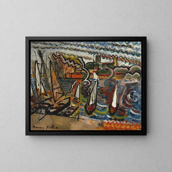 Le Port - Francis Picabia — ingelijst kunstwerk aan de muur