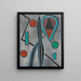 Nu en vroeger - Francis Picabia — ingelijst kunstwerk aan de muur