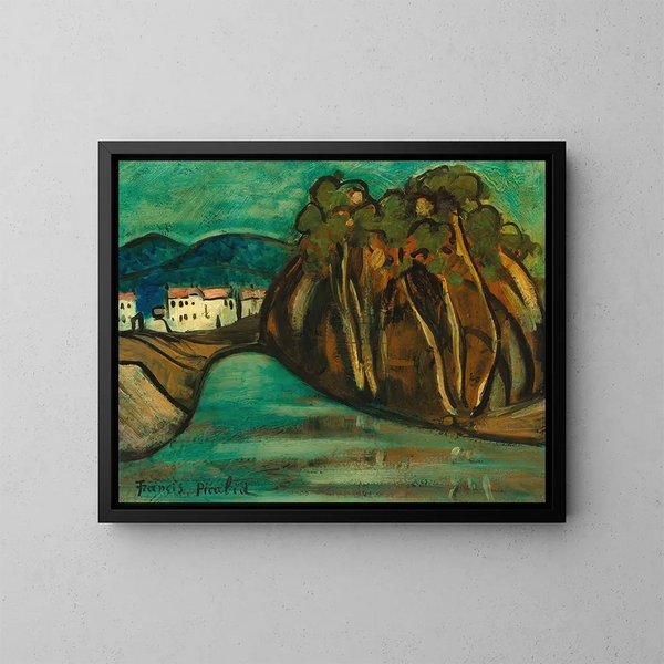 Landschap - Francis Picabia — ingelijst kunstwerk aan de muur
