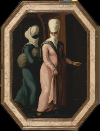 Francis Smith - A Turkish Lady Going with her Slave to the Bath.webp