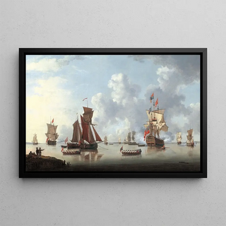 Francis Swaine - The Landing of the Sailor Prince at Spithead.webp