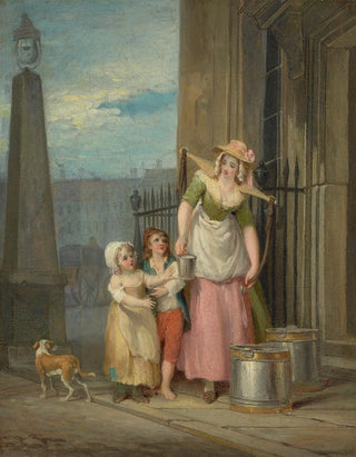 Francis Wheatley - Milk Below Maids from the Cries of London Series.webp