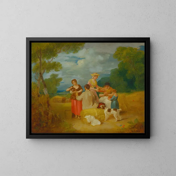 Midi Painting - Francis Wheatley — framed artwork on a wall