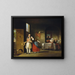 De verlegen neef - Francis William Edmonds — ingelijst kunstwerk aan de muur