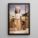 La Blanchisseuse - Francisco Laso — framed artwork on a wall